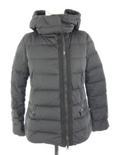 Moncler Womens Puffer Down Jacket Black Hooded Lavaud Giubotto Black Size 0