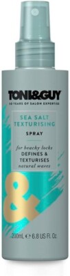 Toni & Guy Meersalz Textur Spray für mühelose Beachy Wellen, 200ml, gratis  