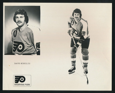 1974-75 Philadelphia Flyers Glossy Team Issue (8'' x 10'') -DAVE SCHULTZ