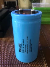 40000 uf 100 Volt DC Large Can Capacitor 125 Max Surge VDC Mallory NEW
