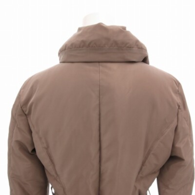ジャケット・アウター Silk Polyester Shawl Collar Down Coat 23WFM06000DORDA9055_11.jpg?v=