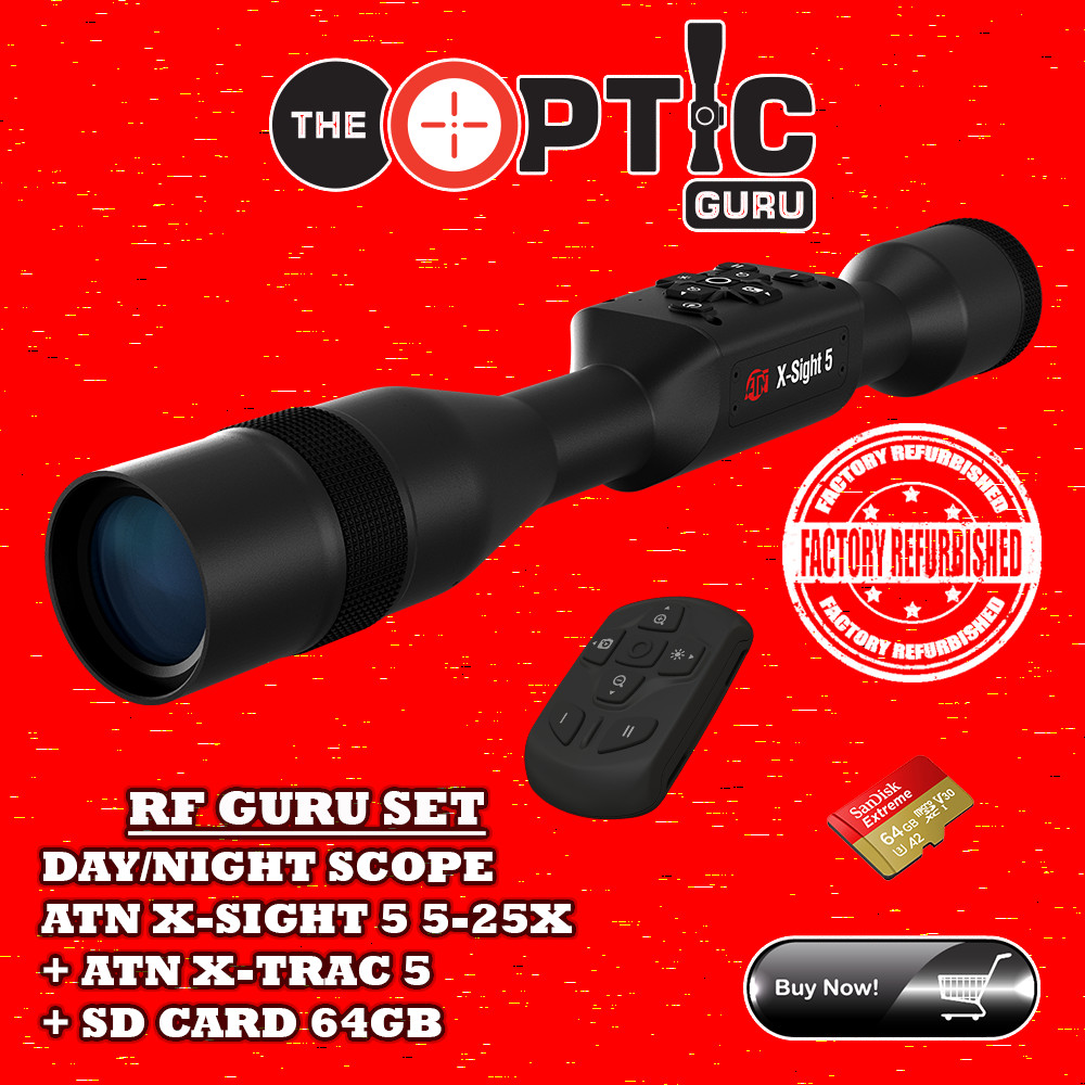 Buy RF KIT ATN X-Sight 5 5-25x Hunting Rifle Scope | Remote 