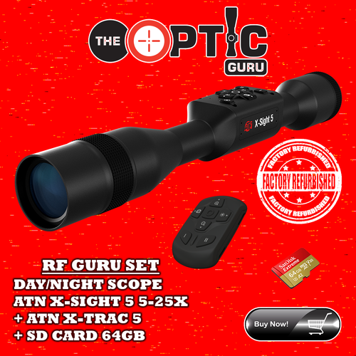 Buy RF KIT ATN X-Sight 5 5-25x Hunting Rifle Scope | Remote Control ...