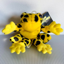 24K Beanie Boppers Yellow Tree Frog Plush 1997 Stuffed Animal