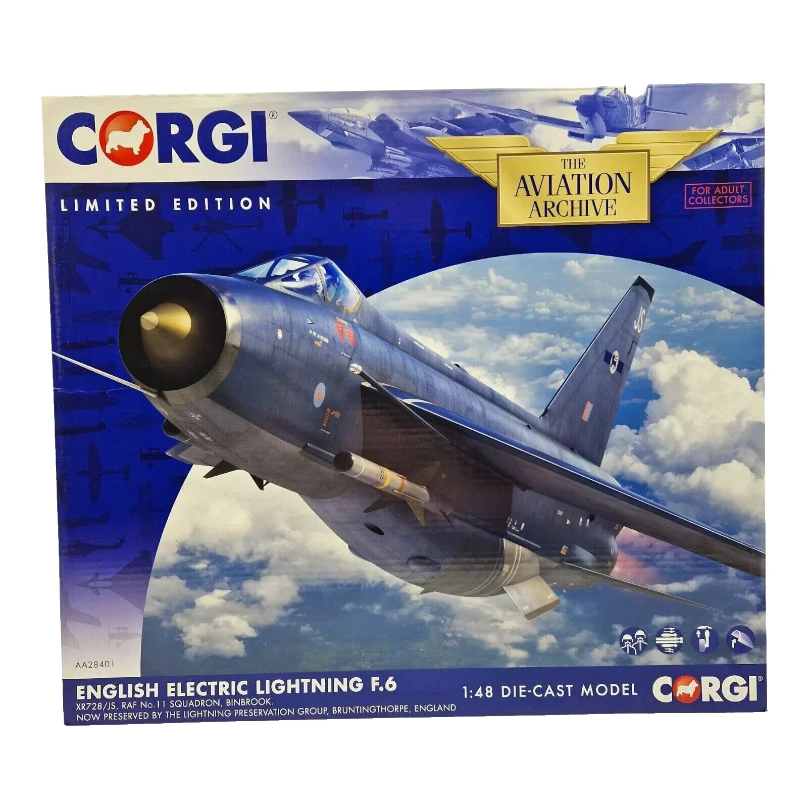 Corgi Plastic 1:48 Diecast Aircraft & Spacecraft
