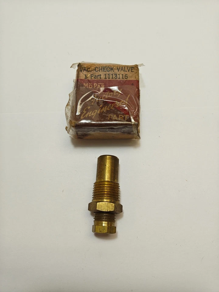 Chrysler Windsor Royal 1942 transmisión válvula de retención de vacío NOS 1113116 Foto 3 de 4