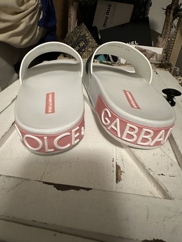 Dolce & Gabbana Gummi Pantoletten