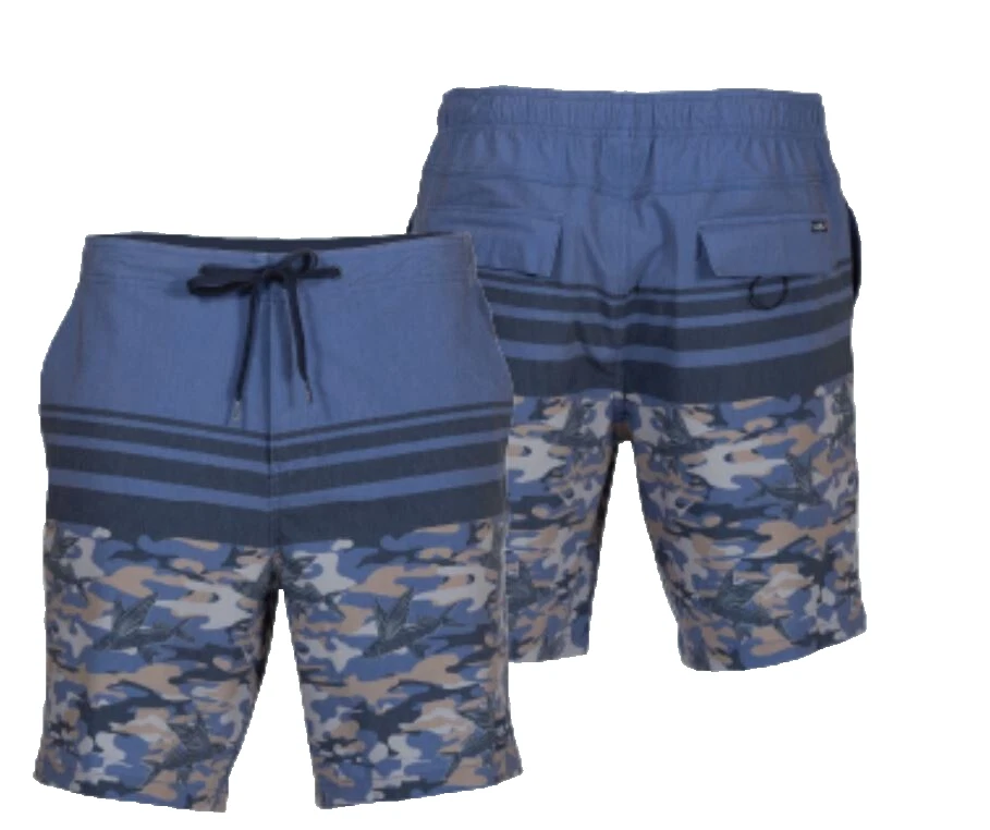 SALT LIFE Stealth Bomerz-Bañador Para Hombre Pantalones Cortos, Verde Mar, 30