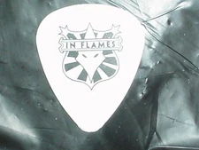 IN FLAMES Swedish Metal Band Logo We Love Viktor 2006 Concert Tour GUITAR PICK