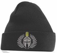 Spartan Embroidered Beanie Hat Gym Workout MMA 