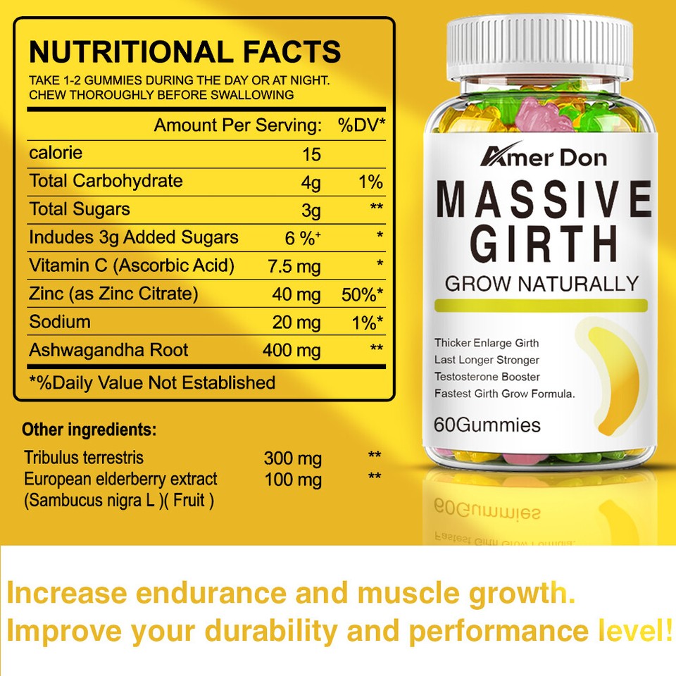 BEST-MALE Enlarger Growth Capsules - 240 Capsules For Enhancement, Natural Herbal Formula