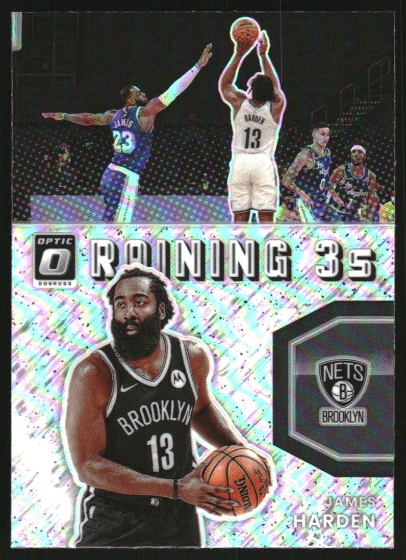 202122 Donruss Optic Raining 3s Holo 5 James Harden eBay