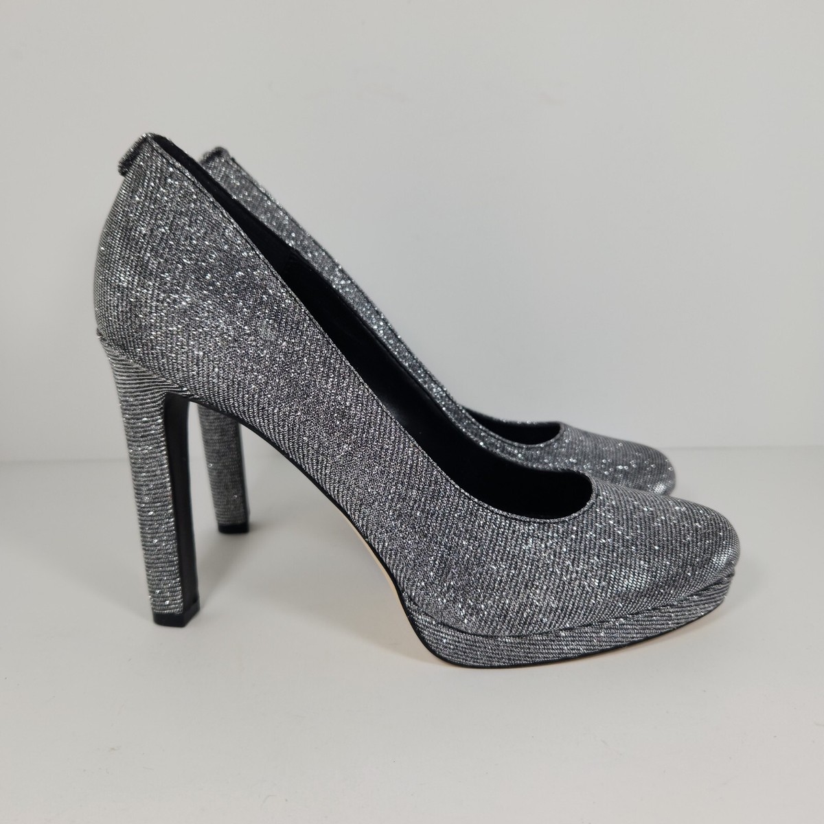 Chaussures Michael Kors Ethel Pump Ethel Glitter Chain-Mesh Pump