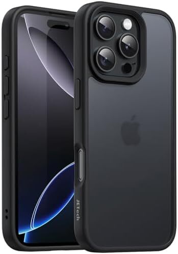 Matte Case for iPhone 16 Pro 6.3-Inch, Shockproof Military Grade Drop Protection