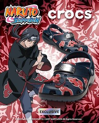 NEW BUNDLE Crocs x NARUTO ITACHI & SASUKE UCHIHA CLASSIC NEW BUNDLE Crocs x NARUTO ITACHI & SASUKE UCHIHA CLASSIC