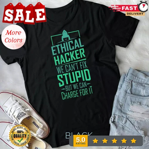 2025/Funny Computer Hacker Cybersecurity Ethical Hacker Code Gift Unisex T-shirt - Picture 1 of 1