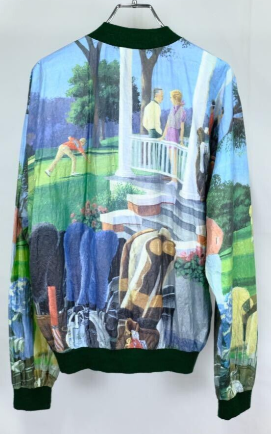 1980-1990s Vintage all-over print Art Design Jacket Made in USA
