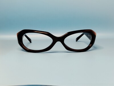 VINTAGE GIANNI VERSACE MOD 469/G BLACK ACETATE EYEGLASSES FRAME ITALY #B67 