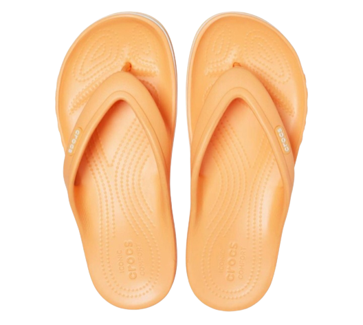 Crocs Men and Women's Bayaband Flip Cantaloupe Navy Pink Black