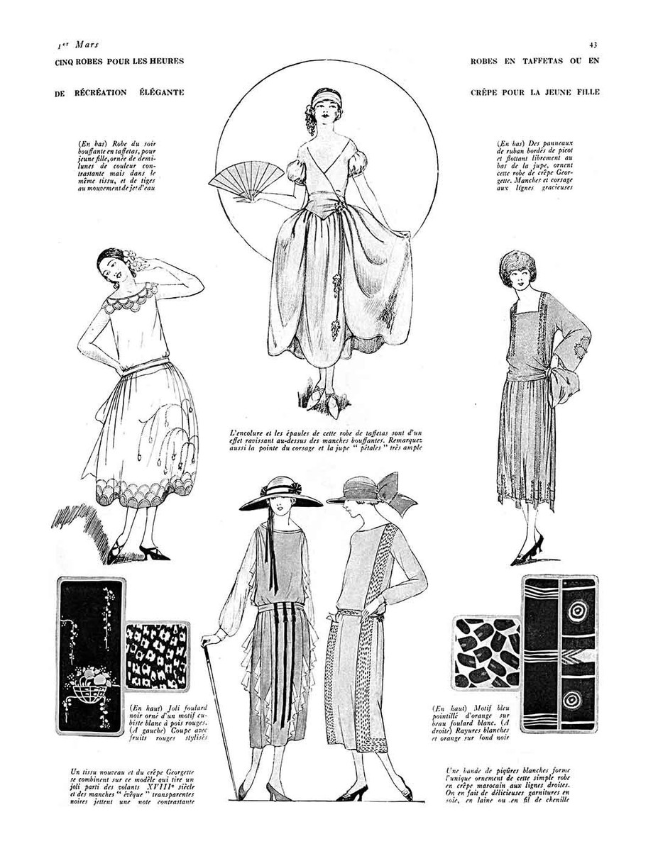 Vogue Paris Magazine, Reprint Mar 1922, Vol 4.5 Art Deco