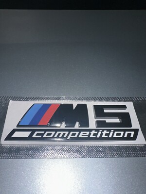 Genuine OE BMW M5 Competition F90 Trunk Lid Emblem 51148078714 for 