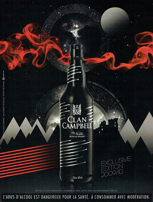 Werbung Advertising 118 2010 Whisky Clan Campbell the Noble