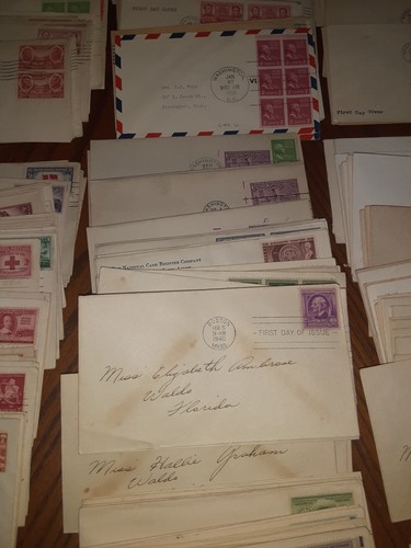 SL 8492/ US Covers & FDC's 500+ 1930' to 1960's Non Cachet Covers us covers - Picture 7 of 11