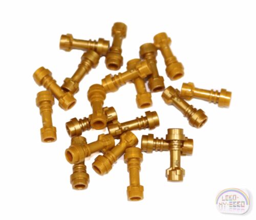 LEGO Star War - 20 x Lightsaber Hilt, Straight - Pearl & Metallic Gold - 64567