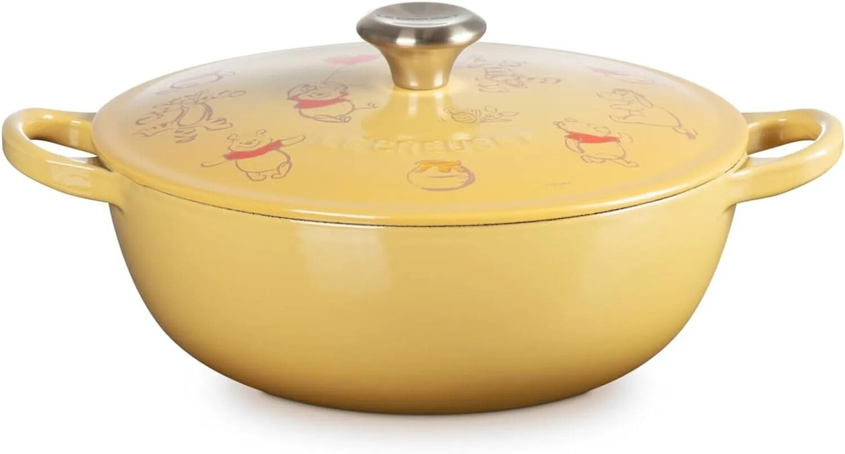 Le Creuset Disney Winnie the Pooh Marmit 22cm Quince Yellow Light