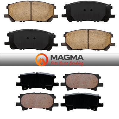 Front and Rear Ceramic Brake Pads For Toyota Highlander Lexus RX330