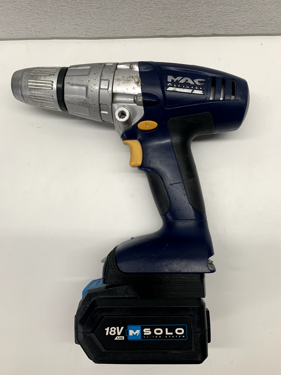 Adapter to fit Mac Allister Solo 18V Battery on Old Mac Allister