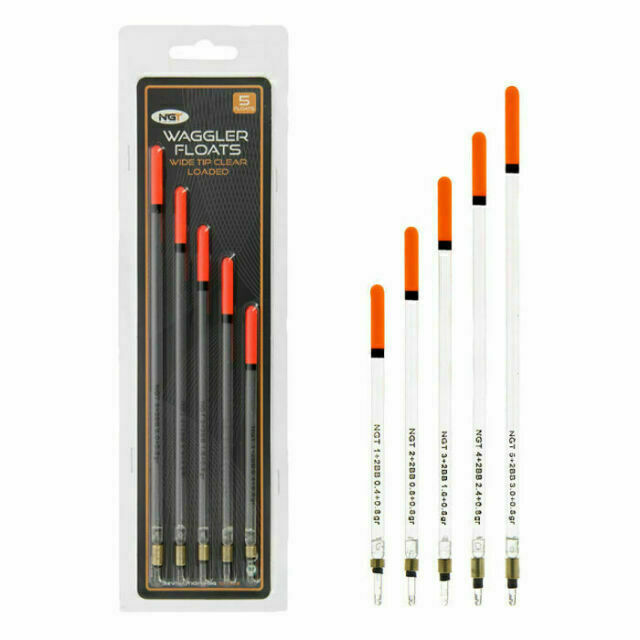 Loaded Fishing Waggler Floats Wide Tip Coarse Match Pack of 10 NGT - Image 2