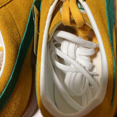 ワンコ様1 Puma Sneaker Shoes Delphin Og MIJ Yellow Green 388586-01 Men