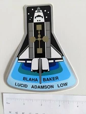 SPACE FLIGHT NASA STICKER DECAL STS-43 SPACE SHUTTLE DISCOVERY