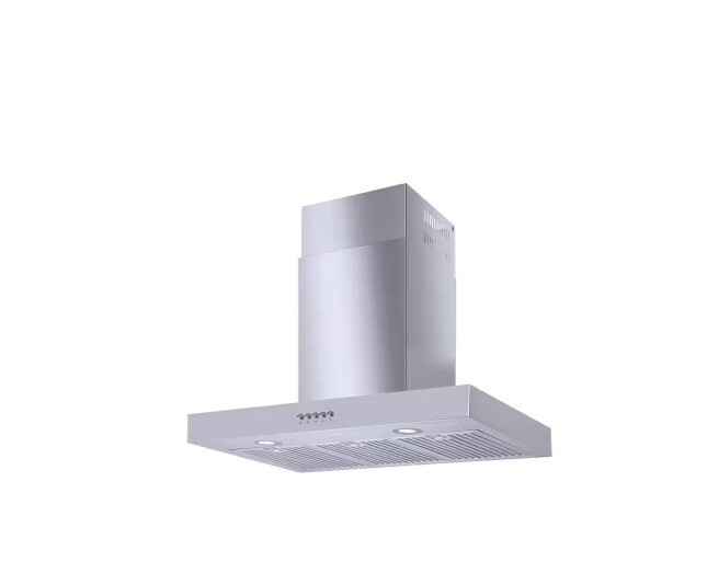 Vissani Lora 30 in. 350 CFM Convertible T-Shape Wall Mount Range 
