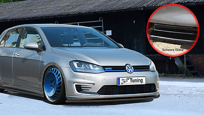 Spoilerschwert Frontspoiler aus ABS für VW Golf 7 GTE mit ABE schwarz gläzend
