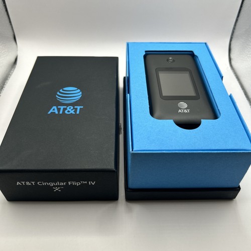 AT&T Cingular Flip IV Cell Phone 4G Model U102AA Black NIB Never Used