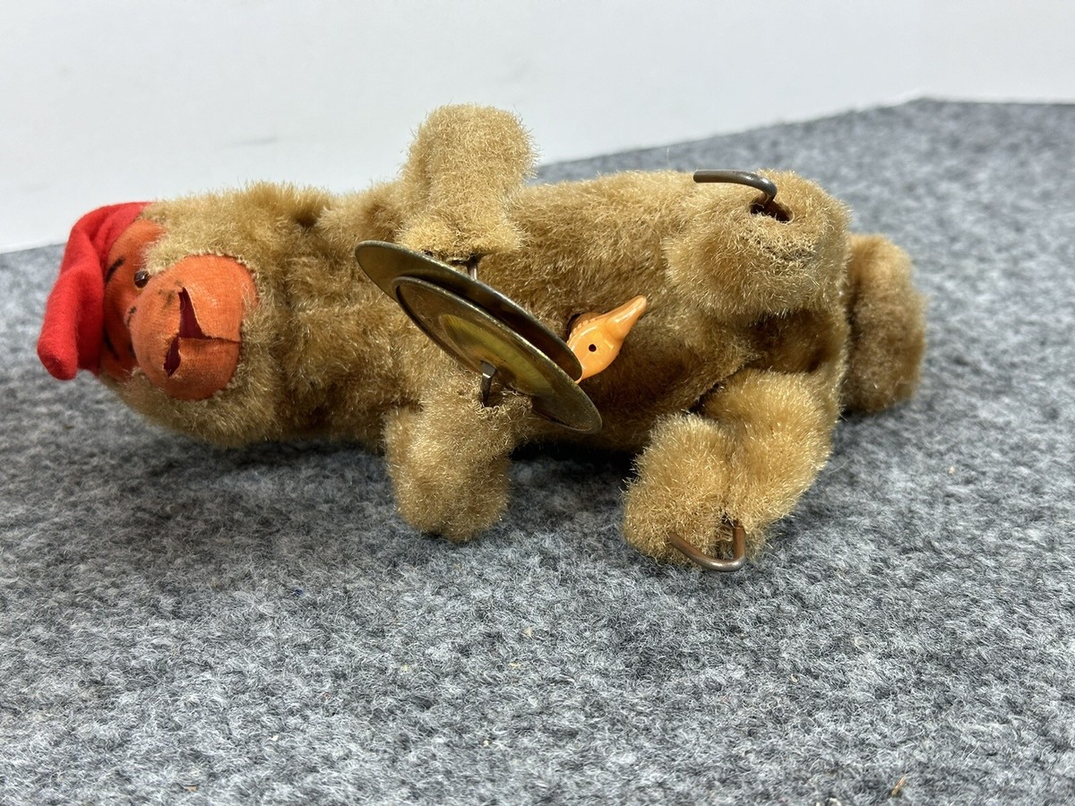 珍品！「ROCK VALL TOY」輸出品　MUSICAL CHIMP　ゼンマイ Bargain John's Antiques | Wind Up Musical Chimp Toy in the