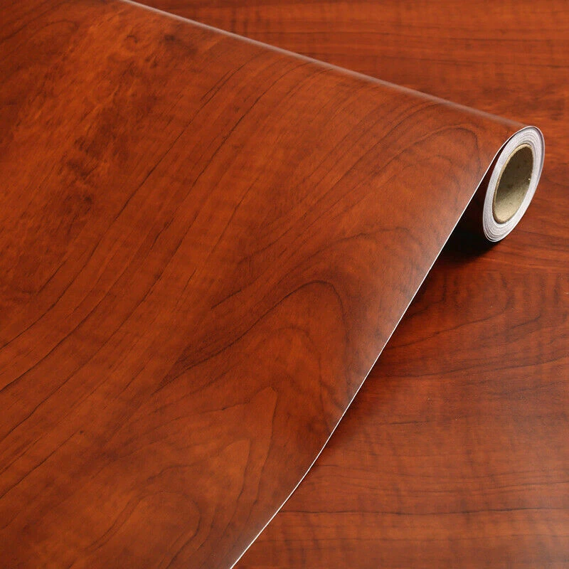 Holz Maserung Tapete Selbstklebend Wasserlicht Retro Möbel Vinyl Aufkleber PVC - Bild 3 von 4