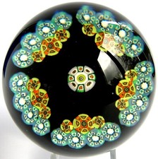 Briefbeschwerer Paperweight STRATHEARN SP101 Patterned Millefiori 1980, No. 10