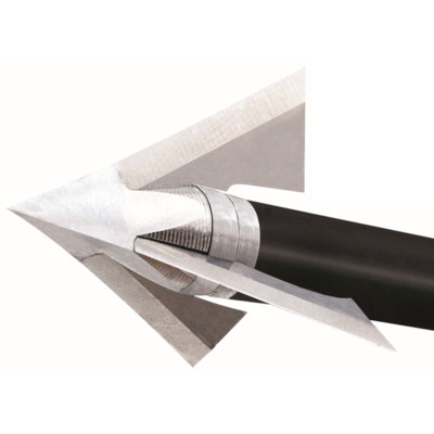 QAD Broadhead Exodus Full 3 Blade 100 Grain 1 1/4'' Cut 3 Pack #03710