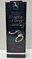 Fifty Shades of Grey You are Mine Metal Handcuffs, Lockable with 2 Key