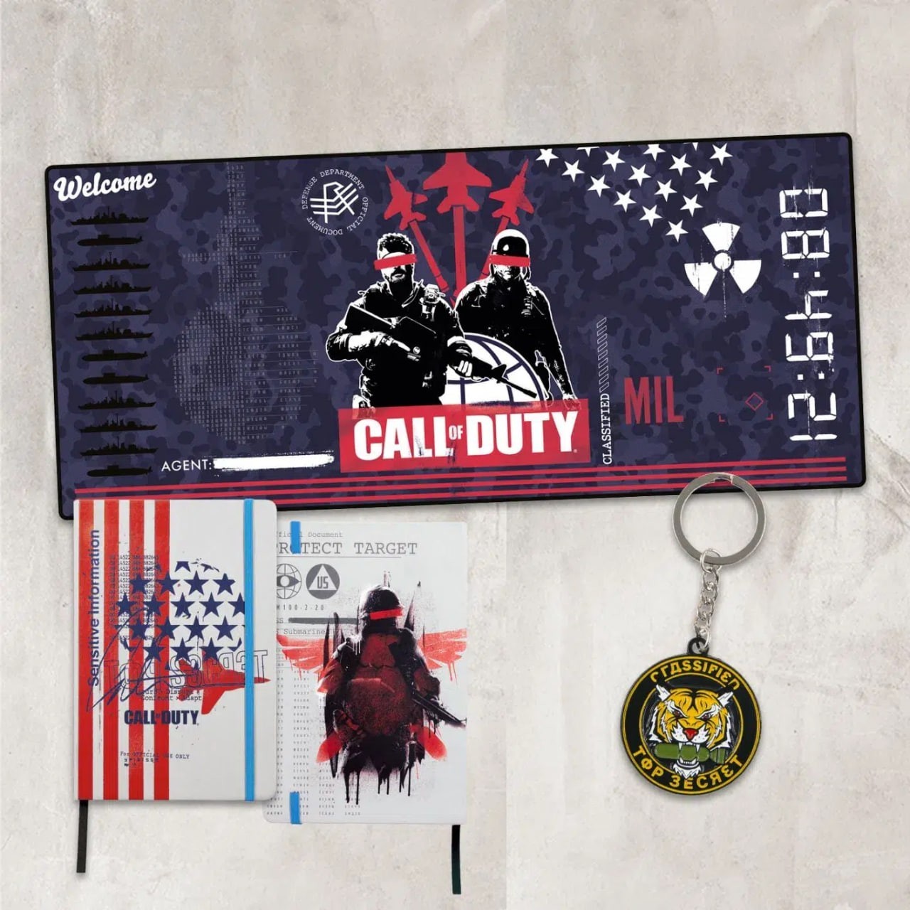 Fanpack Call of Duty Guerre Froide : édition premium en acier et tissu tressé haute densité