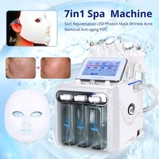 7 in 1 Hydro Dermabrasion Skin Deep Cleansing Facial Hydrogen Beauty Machine US