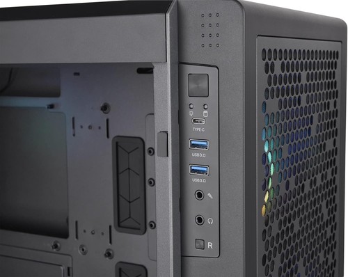 Ceres 500 TG ARGB Black E-ATX Mid Tower Chassis Tempered Glass - 第 6/10 張圖片