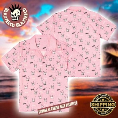 Electric Callboy Bunny To Love All Over Pattern Pink 3D Hawaiian Shirt