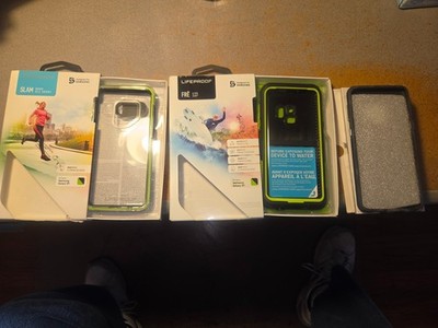 Samsung Galaxy S9 Lifeproof Fre Case and Bonus Lifeproof Slam Case green/blck
