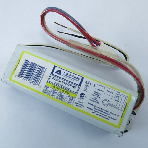Alimentatore Avviamento Rapido Advance RLCS-140-TP-W 120V 60HZ - Foto 2 di 8
