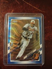 2021 Topps Chrome Austin Hays #143 Blue Wave Refractor /75