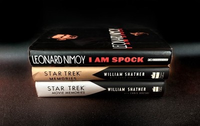 Star Trek First Edition Set: I Am Spock Nimoy + Shatner Star Trek Memories x2